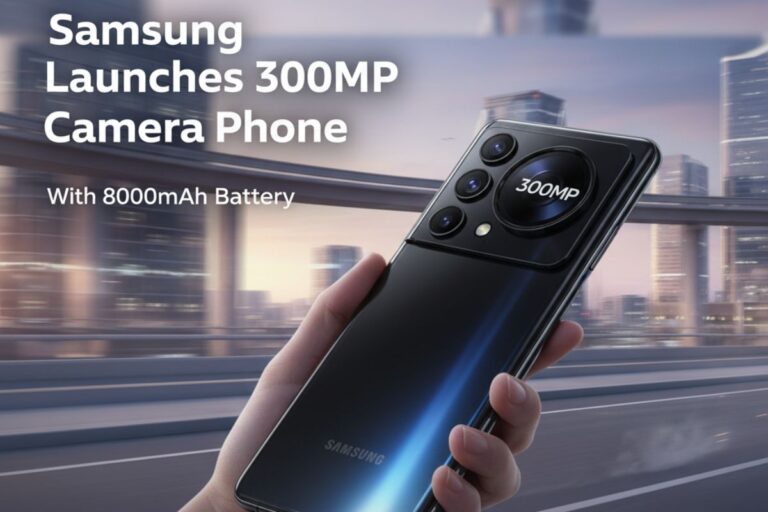 Samsung Launches 300MP Camera Phone With 8000mAh Battery